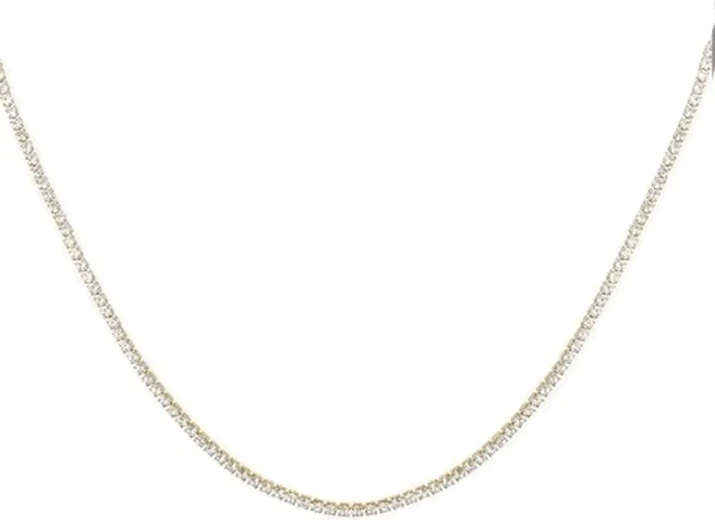 Collier Radiant RH000017 Argenté - Ne Noircit Pas et Respecte la Peau