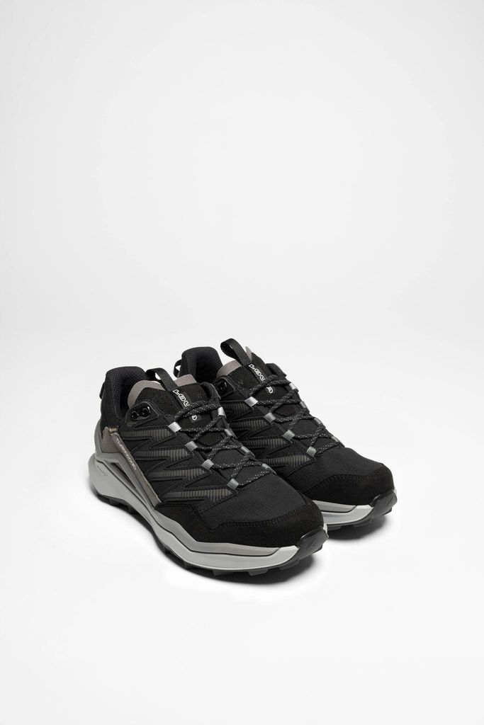 LOWA MADDOX PRO GTX LO W, Männlich, Erwachsener, Schwarz, Grau, Outdoor-Schuhe, Schnelles Wandern, Walken, Gummi