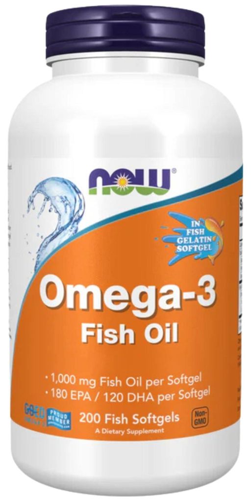 NOW Foods Omega 3 molekular destilliertes Fischöl, 200 Produktbild 