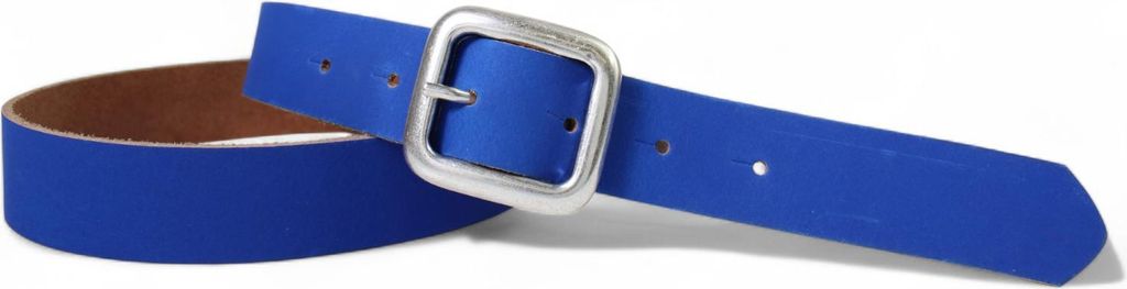 FRONHOFER Damen Ledergürtel ca. 2.8 cm mit quadratischer silberner Gürtelschnalle, echt Ledergürtel