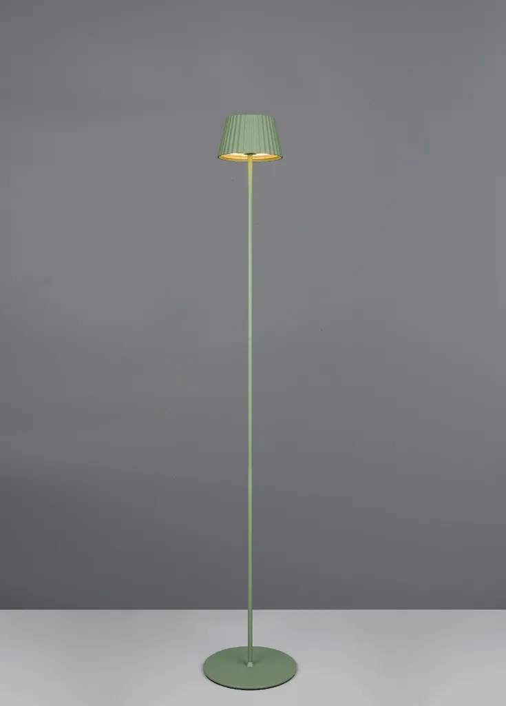 Lampe sur pied extérieur sans fil pistache LED 2W avec batterie RL