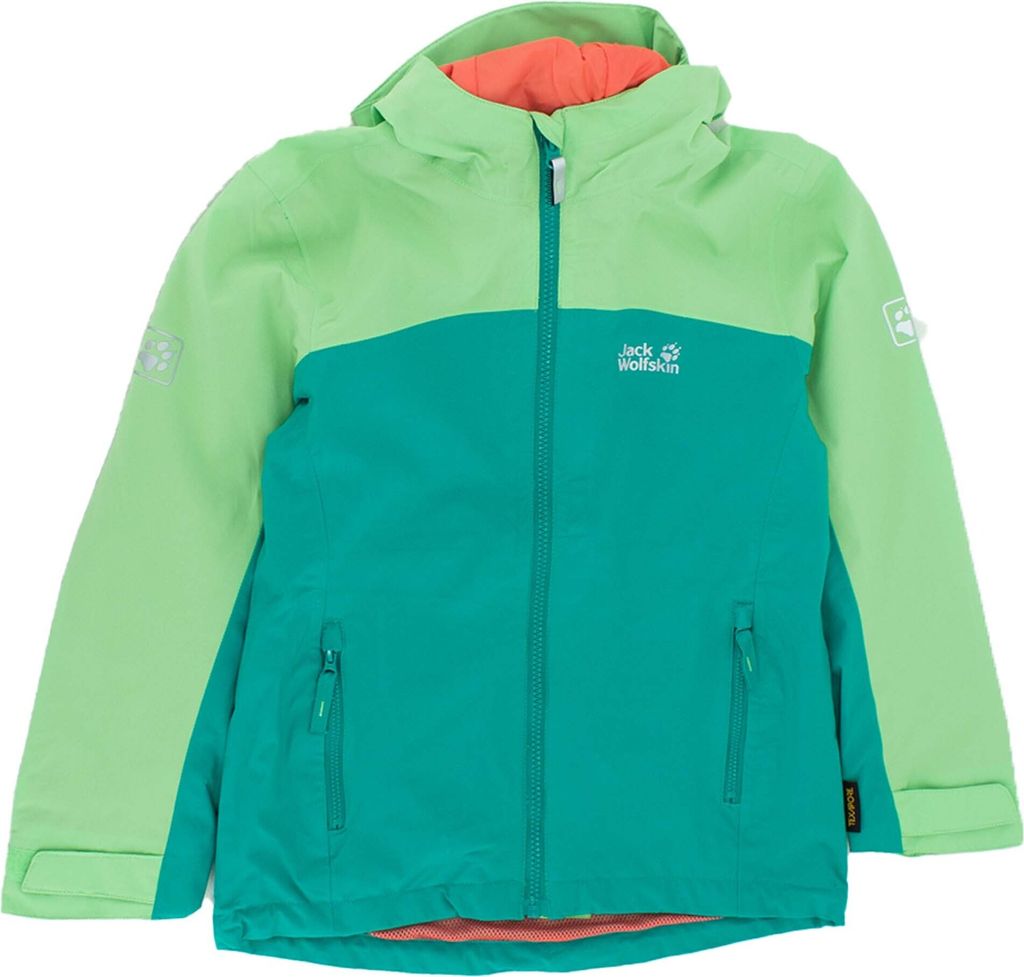 Jack Kinder Jacke Wolfskin Saana Girls Outdoor Wind Übergangs Größe 128