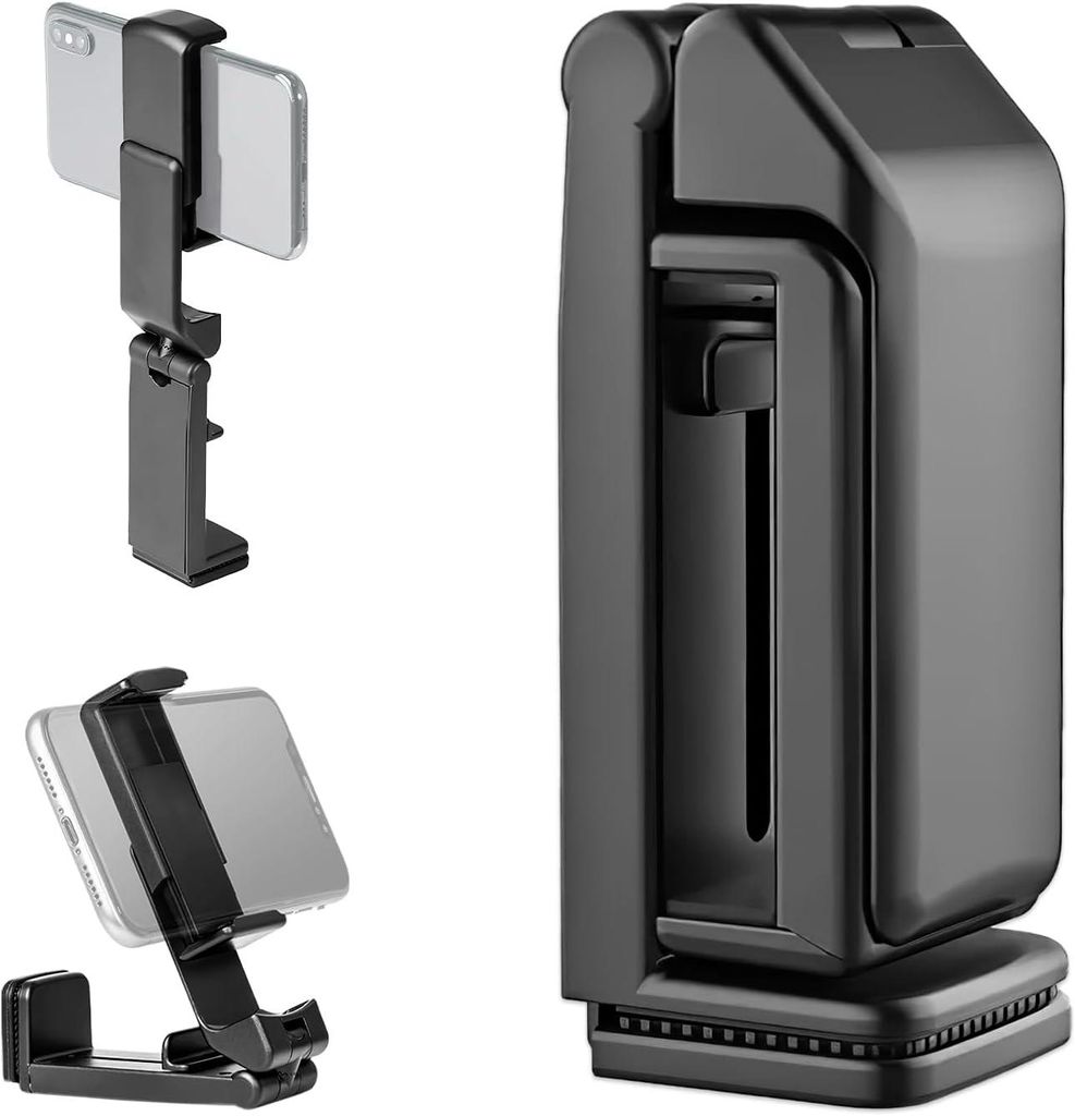 Universelle Flugzeug-Handyhalterung, kompatibel mit iPhone und Samsung Galaxy, ausziehbarer Einbein-Handyhalter, 360° drehbare Handyhalterung