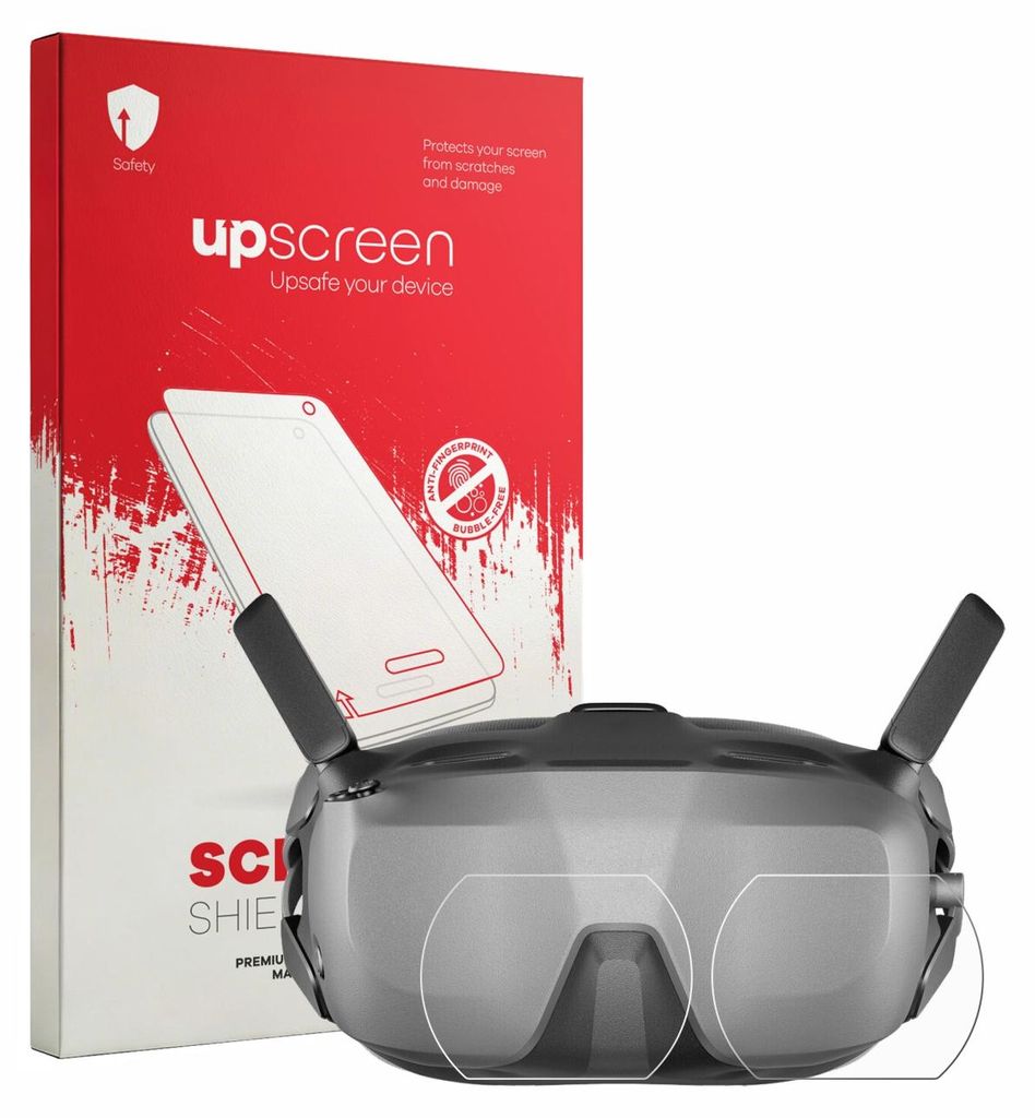 upscreen Schutzfolie für DJI Goggles N3 (Linse) Displayschutz Displayschutzfolie Folie Klar Transparent