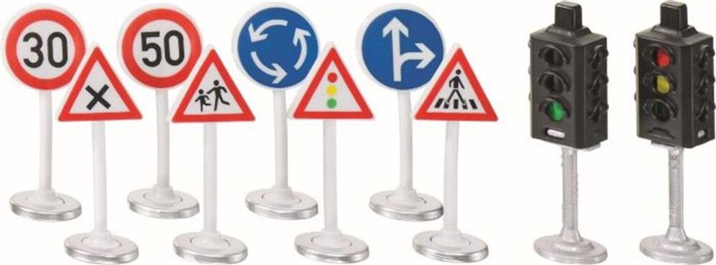 Siku Ampeln mit Verkehrsschildern Verkehrszeichen ; 5597