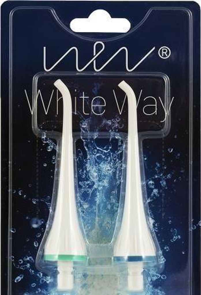 White Way WW-Jet 3000 Akku-Mundduschenaufsätze 2 Stück