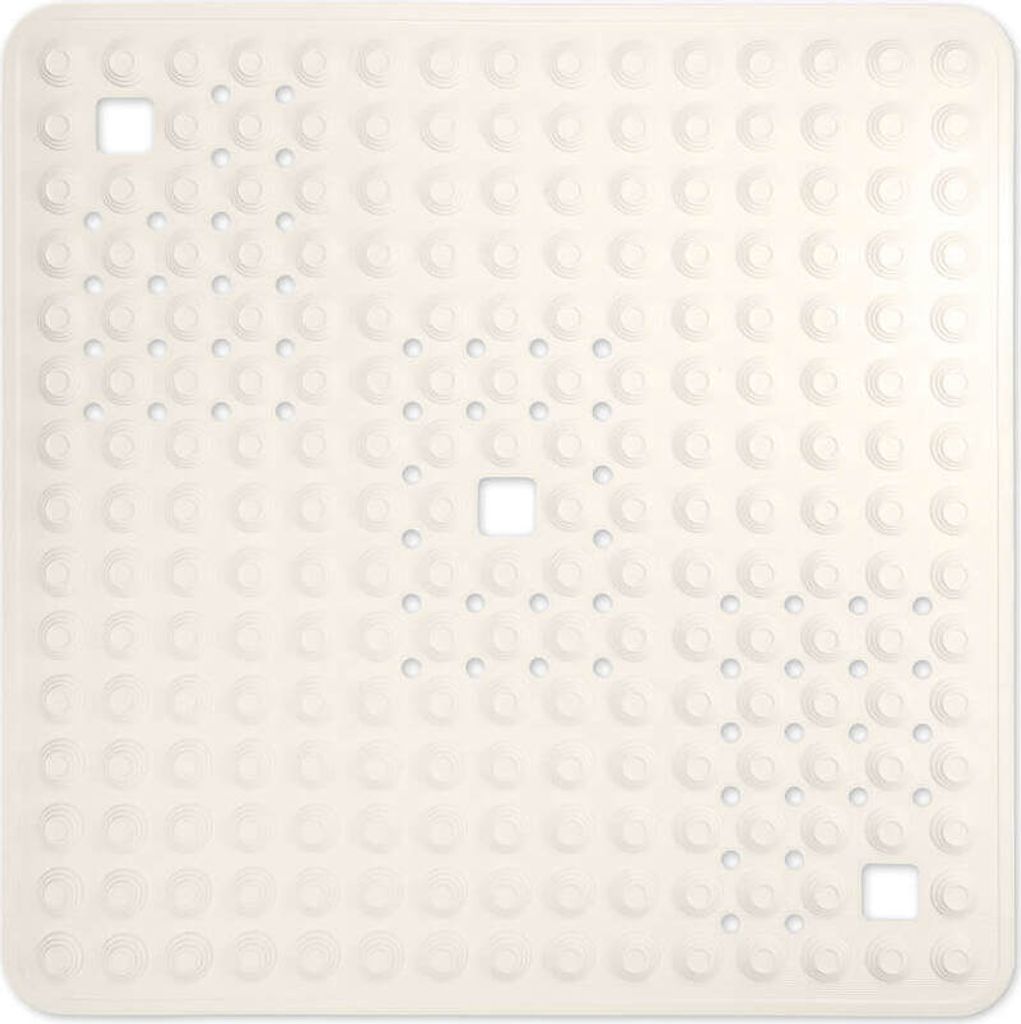 WohnDirect rutschfeste Duscheinlage BLASIC weiss 60 x 60 cm
