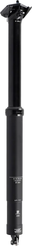 Tige de selle XLC SP-T21 315mm en aluminium avec débattement de 70mm