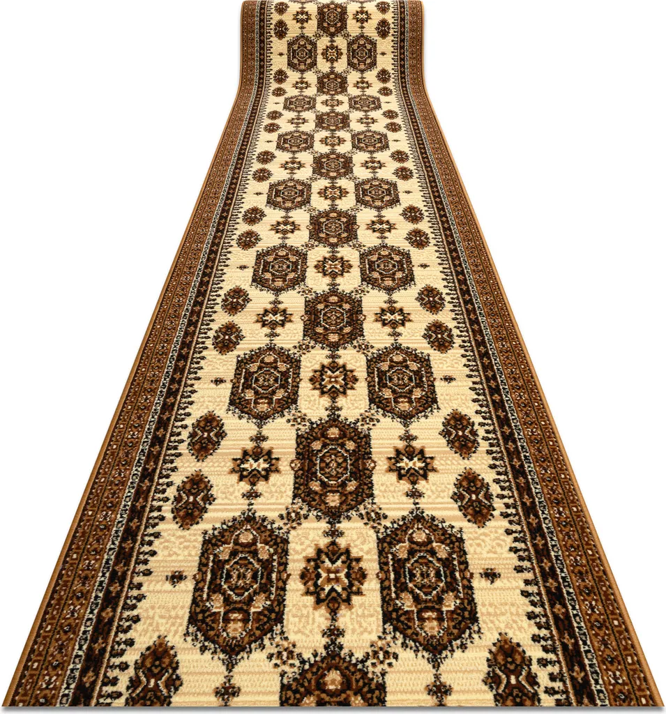 Tapis de course 70x120 cm BCF ZEGARY beige - Design ultra compact et stable