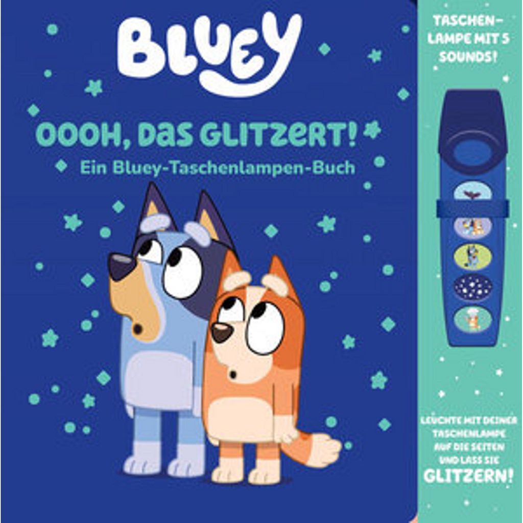 Phoenix International Taschenlampen-Soundbuch Bluey Das Produktbild 