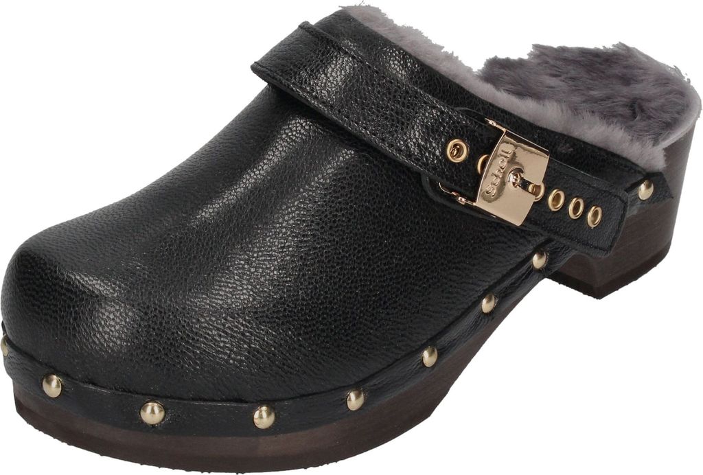 SCHOLL Scarpe da donna Zoccoli foderati PESCURA ROBIN nero, Immagine del prodotto 