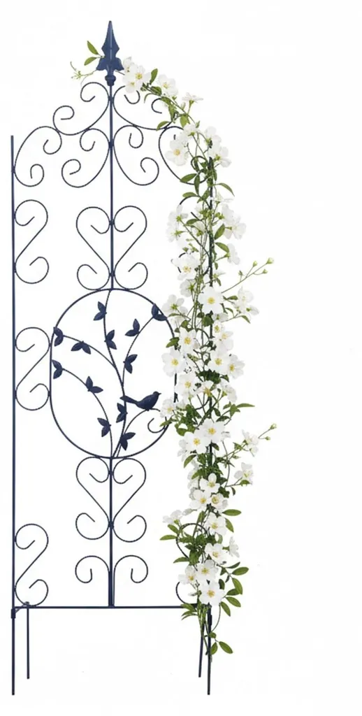 Support plantes grimpantes : Treillis métallique autoportant design
