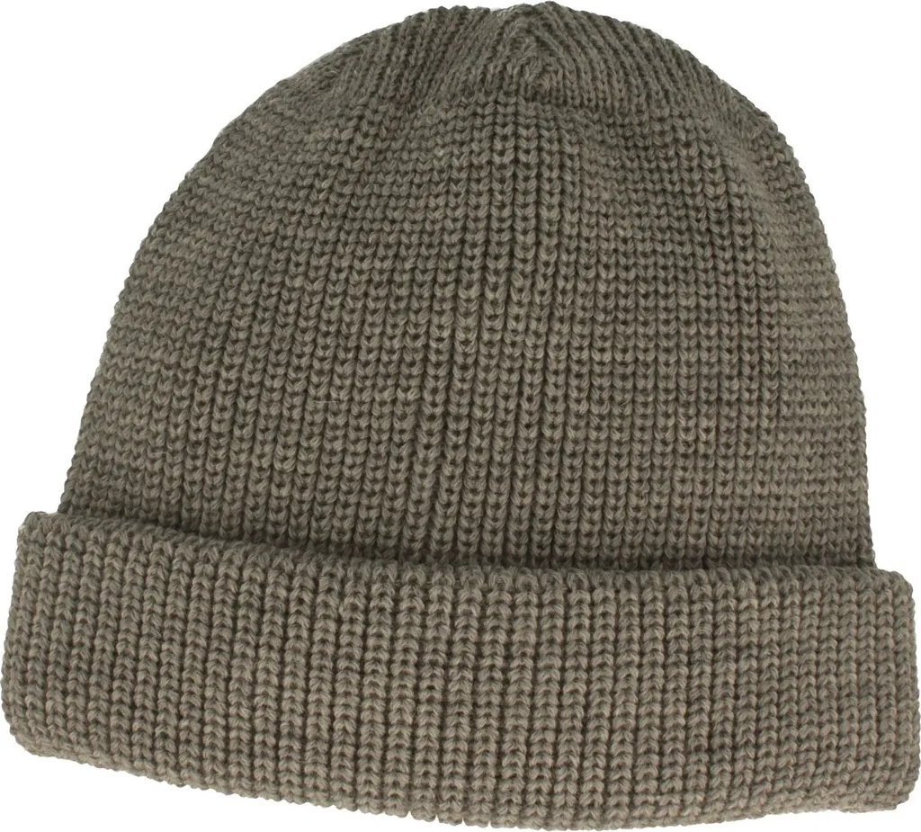 Cappello lavorato a maglia/ tesa arrotolata/pile/ Germany! Da Hut-Breiter