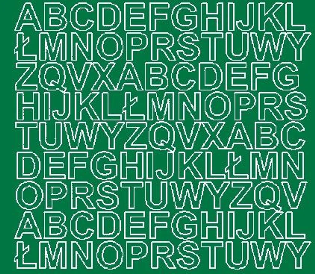 Lettere Adesive Professionali Verde Brillante 2cm | Alta Visibilità