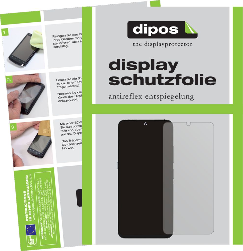 2x Schutzfolie für Umidigi A11 Pro Max matt Displayschutzfolie Folie Display Schutz dipos