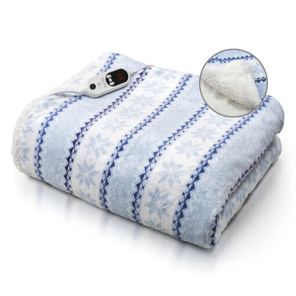 Chauffe-pieds électrique Macom Enjoy & Relax 943 160W Bleu et Blanc