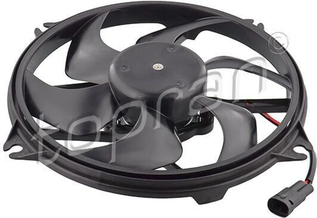 TOPRAN 721 542 Ventilateur de Radiateur 1253 F8 pour C4 Picasso et 307