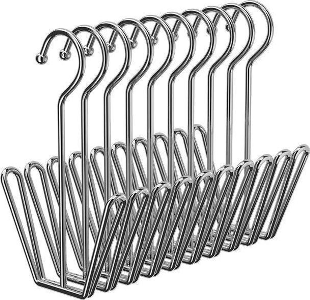 INF U-förmiger Schuhständer aus Edelstahl, 10er-Pack – Ideal zum Schuhtrocknen