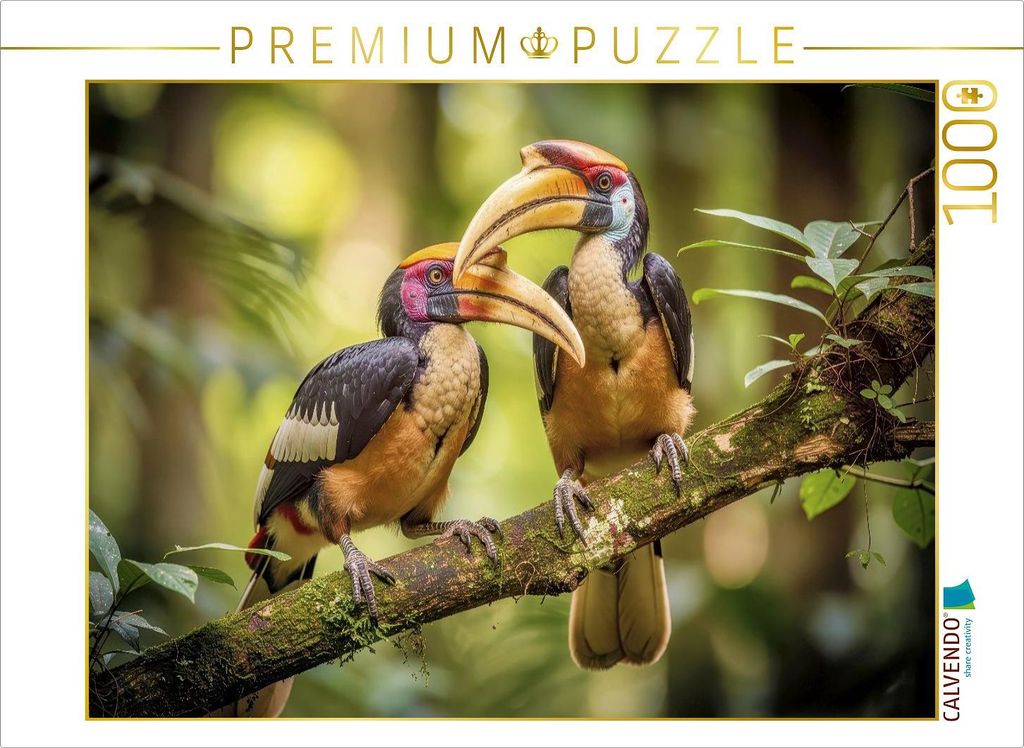 CALVENDO Puzzle Natur, die man hört, bevor man sie sieht. | 1000 Teile Lege-Größe 64x48cm Foto-Puzzle für glückliche Stunden