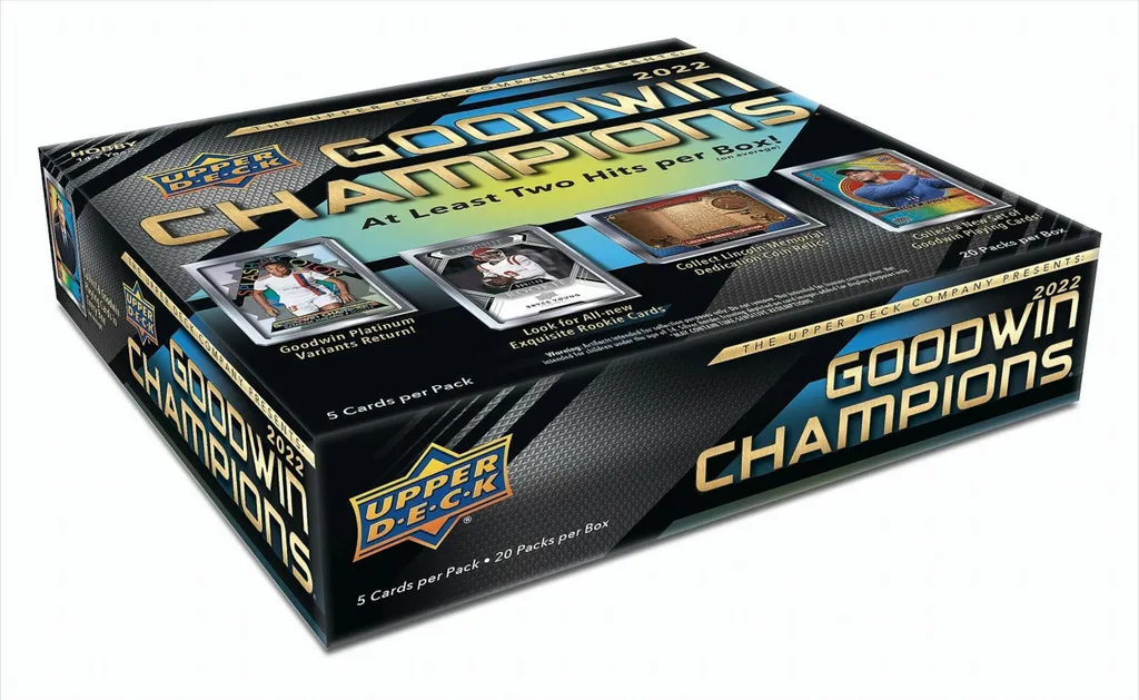 Cartes de champions Goodwin 2022 : Collection de cartes à collectionner