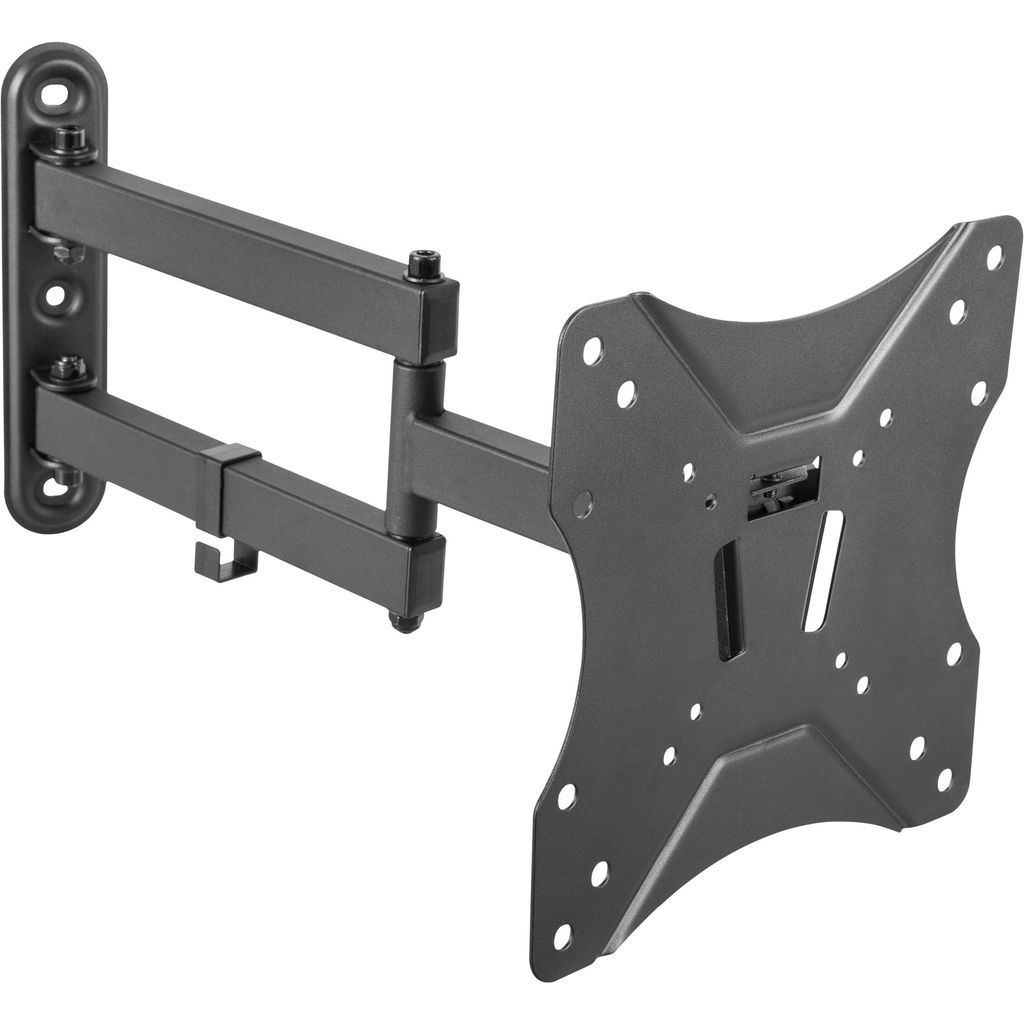 InLine Basic Wandhalterung, für Flach-TV 58-107cm (23-42"), <40cm Wandabstand, 58,4 cm (23"), 75 x 75 mm, 200 x 200 mm, -7,5 - 7,5°, -90 - 90°, ...