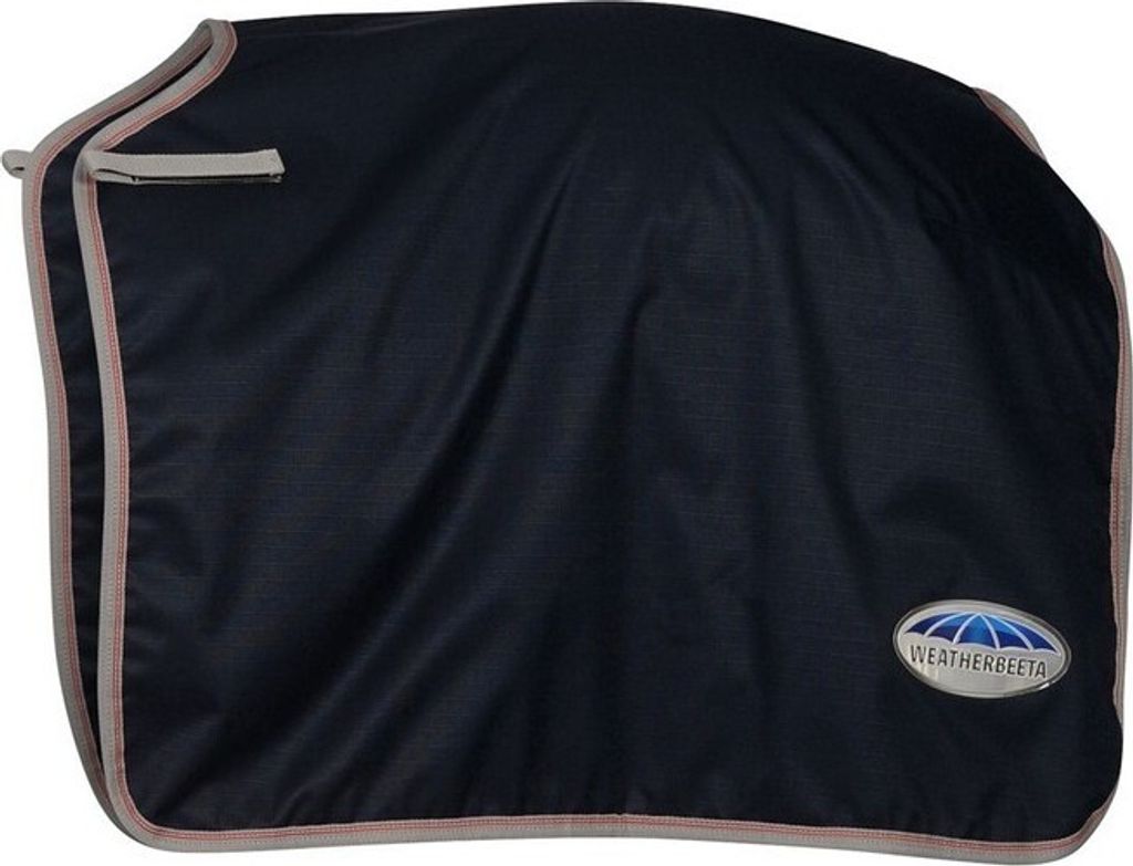 Weatherbeeta - "Essential" Pferdeviertelblatt WB2017 (60 cm) (Marineblau/Silber/Rot)