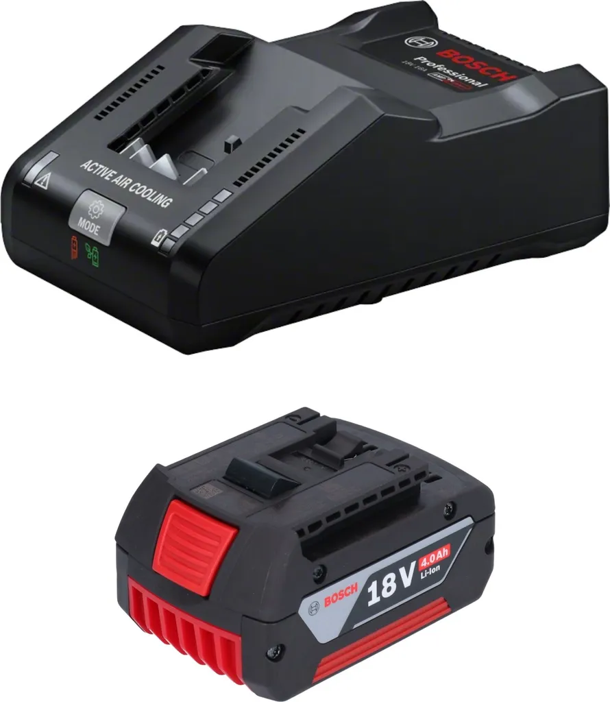 Offerta Bosch Starter Set 18V: Batteria 4Ah GBA + Caricatore Rapido GAL