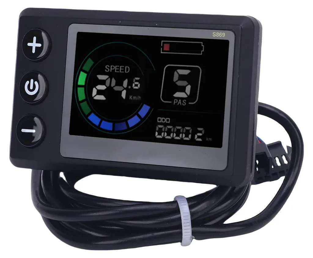 Panneau LCD S869 Multi-Tension avec Prise SM pour Vélo Électrique Connecté