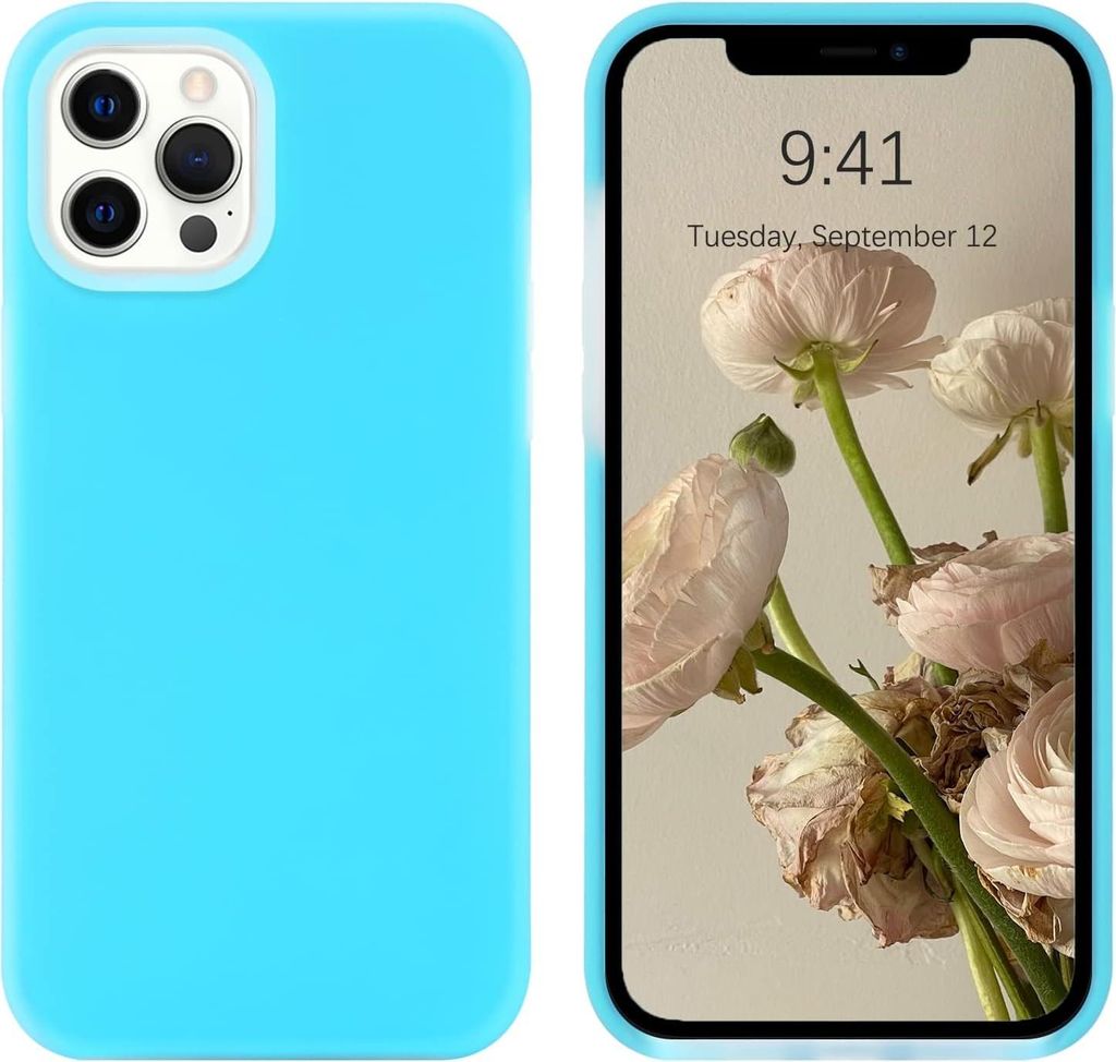 Apple Iphone 12 Pro Max Blau Silikonhülle