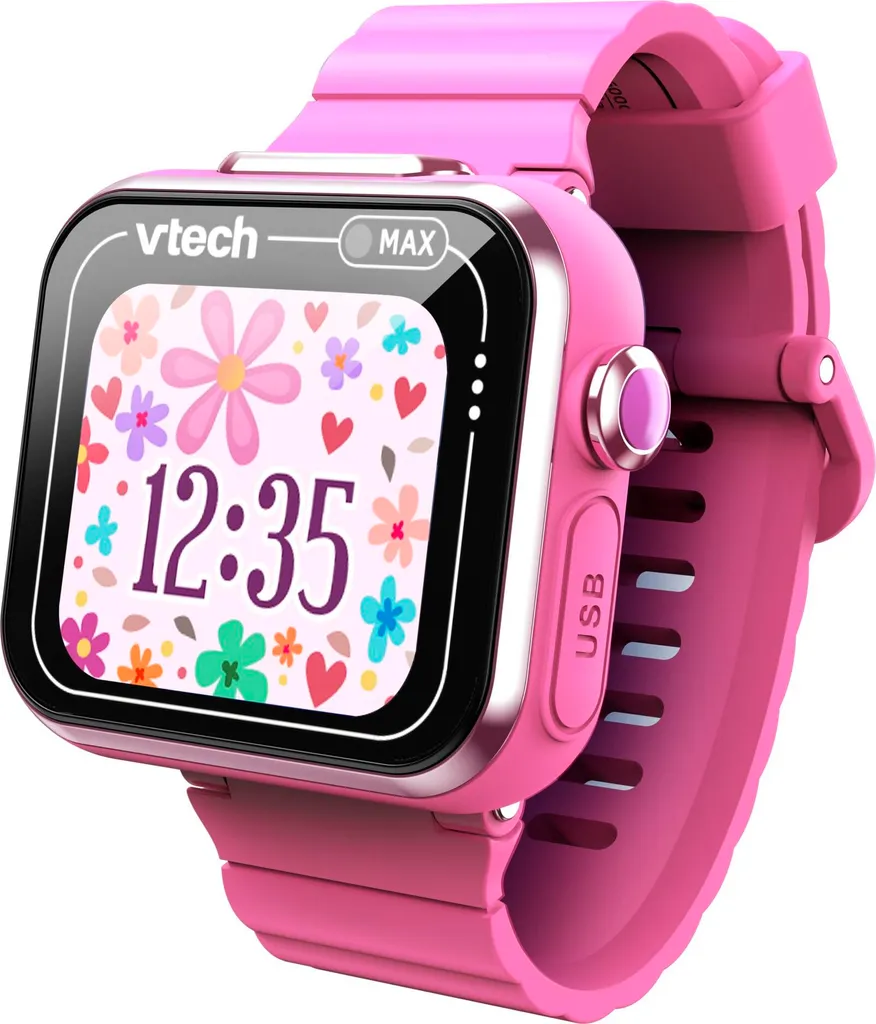 Orologio VTech Kidizoom MAX Rosa per Bambine - Semplice e Sicuro