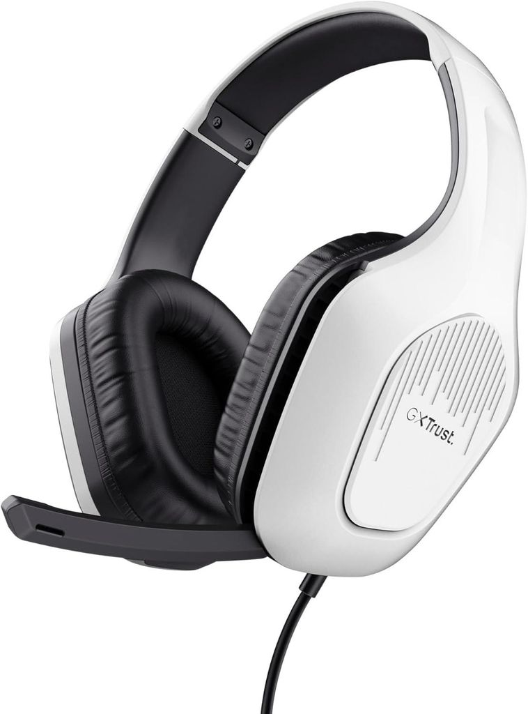 GXT 418W Rayne Leichtes Gaming Headset für PC Xbox PS4 PS5 Switch Mobile, 50-mm-Treiber, 2-m-Kabel, 3,5-mm-Audioanschluss,Over-Ear Kopfhörer mit ...