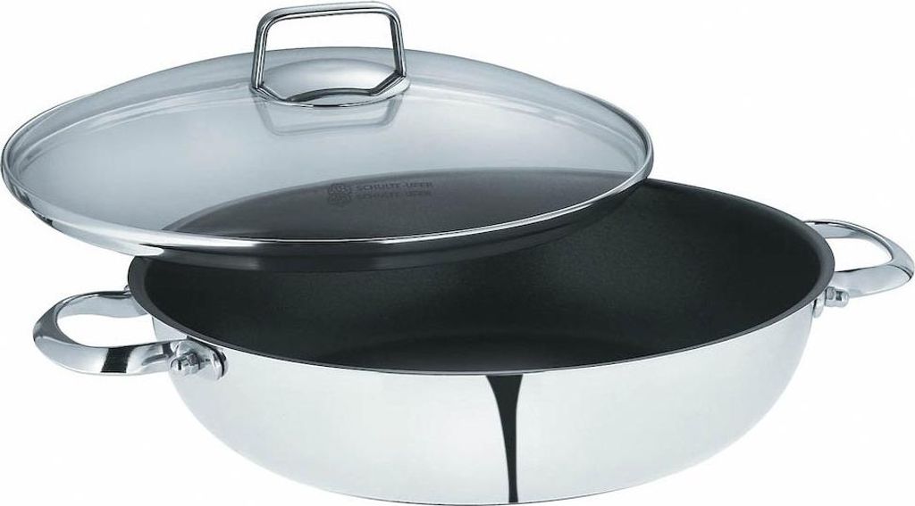 Schulte-Ufer Schmorpfanne Romana i XXStrong, Bratpfanne, Edelstahl 18/10, 32 cm, 6869-957-32 i