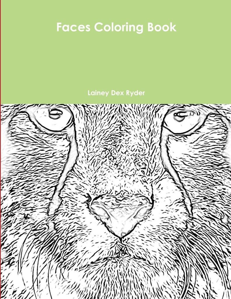 Faces Coloring Book