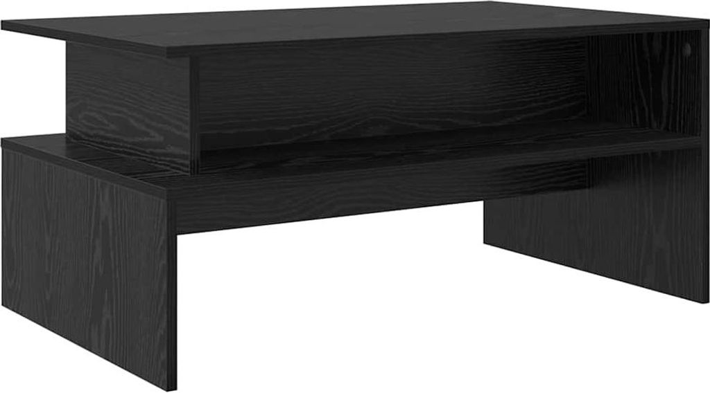 Couchtisch Schwarz Eichen-Optik 90 x 55 x 42,5 cm Holzwerkstoff
