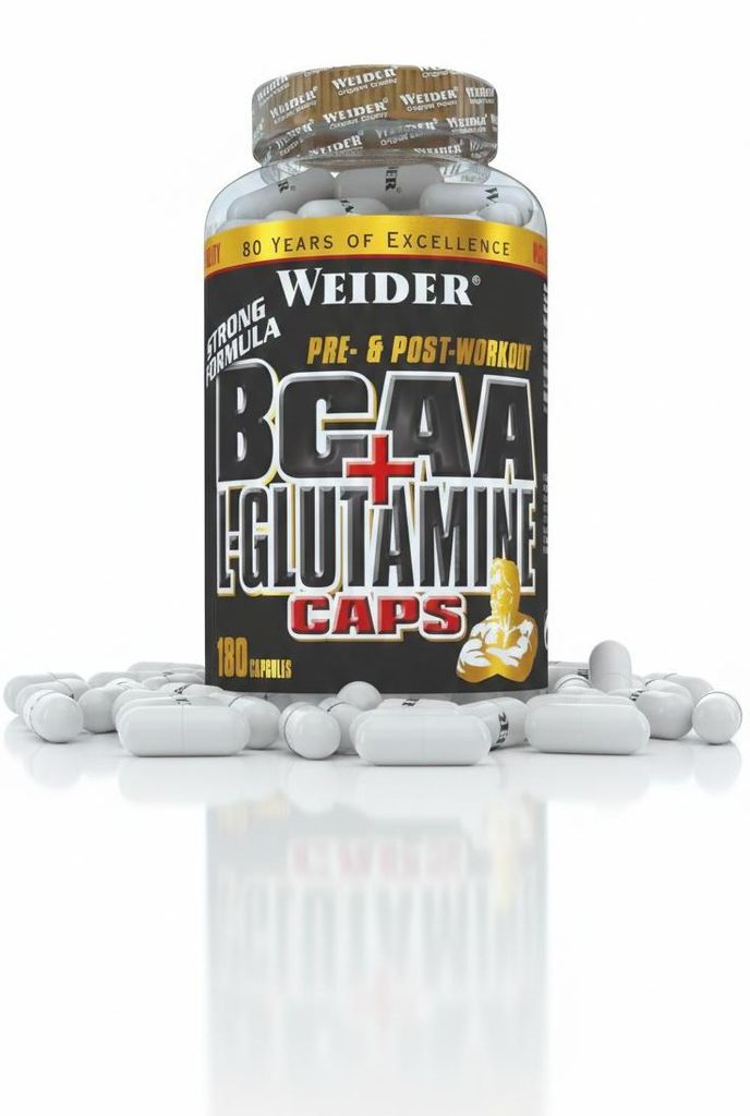 Weider bcaa + l-glutammina, 180 capsule 9956 Immagine del prodotto 