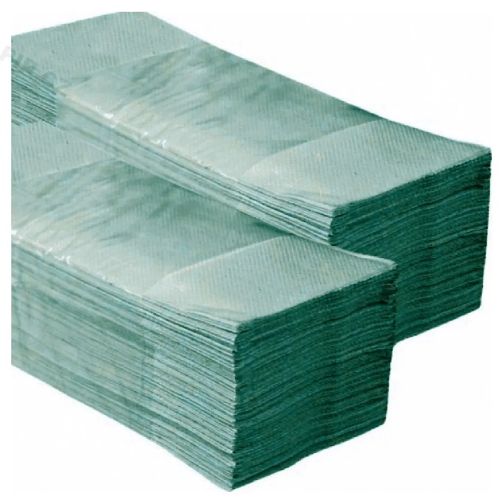 Asciugamani ZZ Carta Verde 20x250 - Carta Mani Professionale 1 Velo