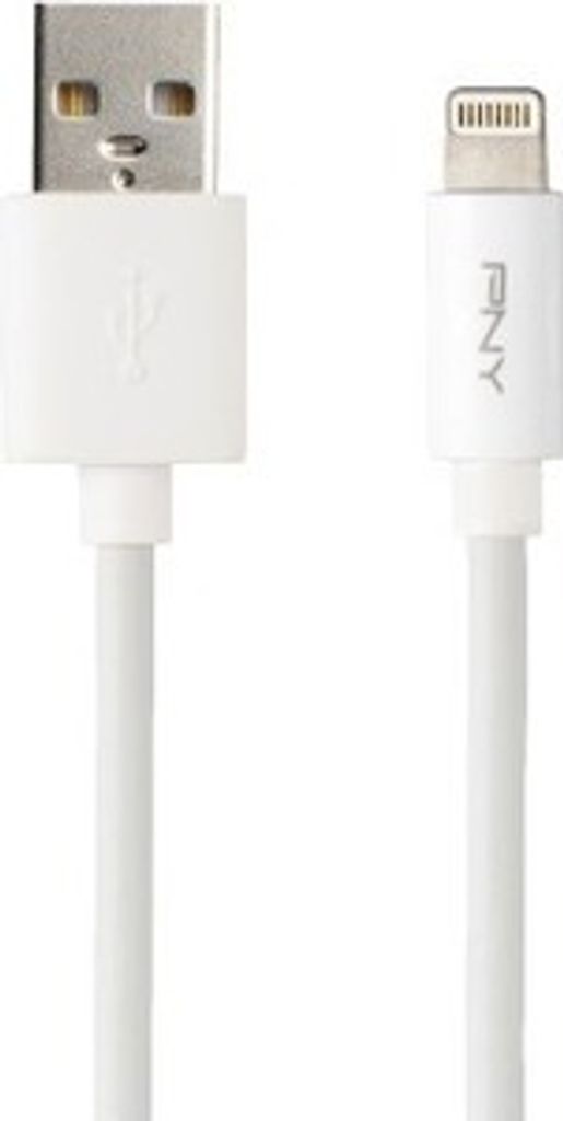 PNY C-UA-LN-W01-10, 3 m, Lightning, USB A, Weiß, Gerade, Gerade