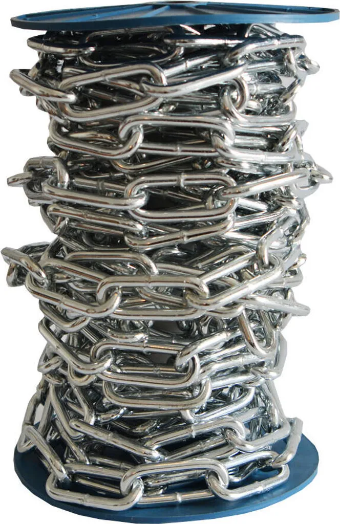Catena Industriale C8000 15m - Maglia Lunga per Sicurezza e Fissaggio