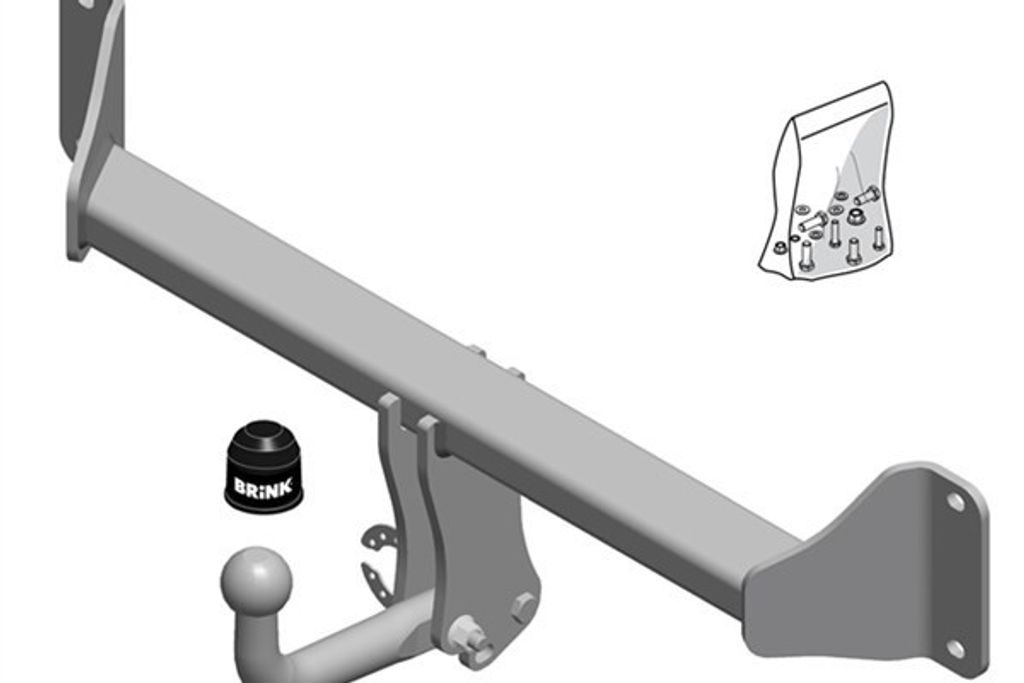 BRINK 595300 Anhängerkupplung 2400kg Max für BMW X3 (F25) X4 (F26)
