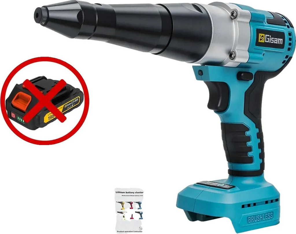 Pistolet à rivets automatique idéal pour chantiers sans électricité