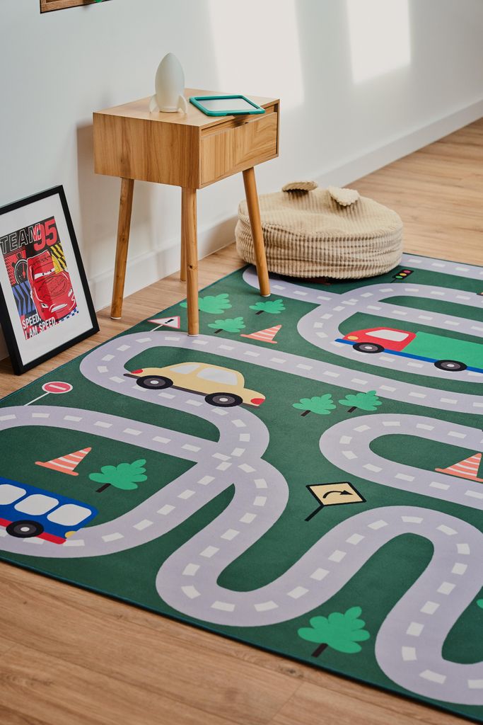 Tapiso Kinderteppich SNOOKI farbig, pflegeleicht, Produktbild 