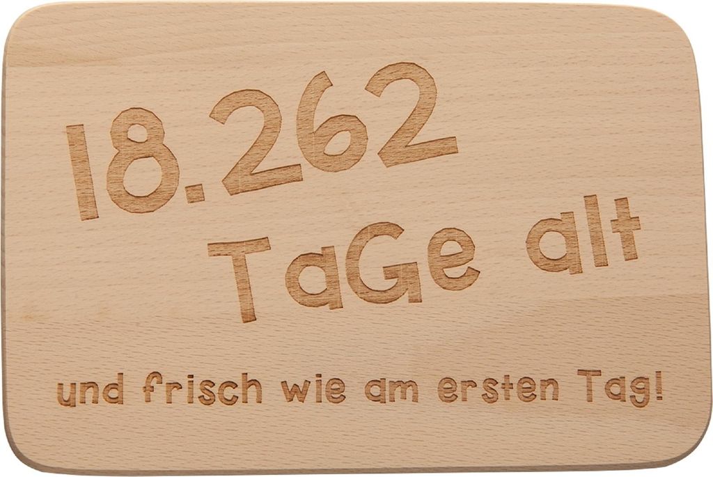Frühstücksbrettchen 18.262 Tage alt und... neuetischkultur Produktbild 
