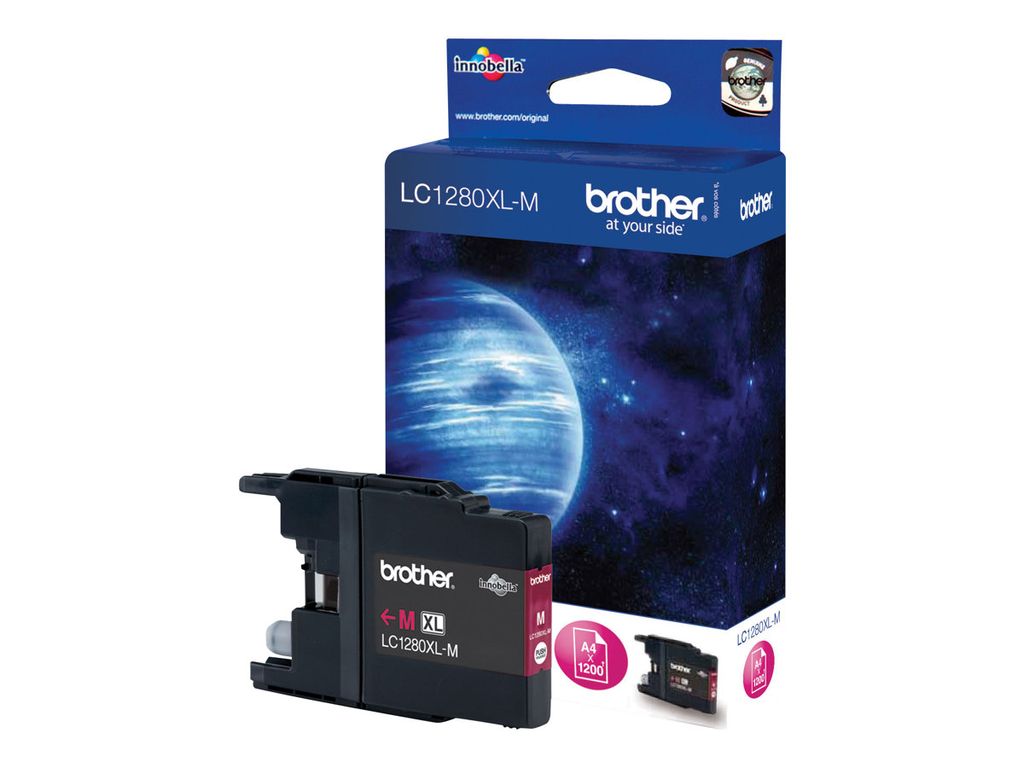Brother LC1280XLM, Vysoká (XL) výtěžnost, Purpurová, Obrázek produktu 