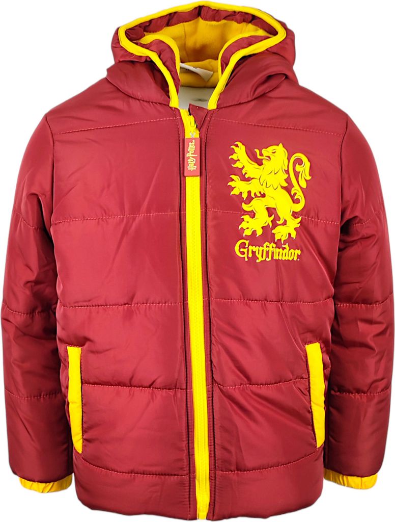 Kinderjacke Harry Potter mit Fleece Futter Bordeaux 104 cm