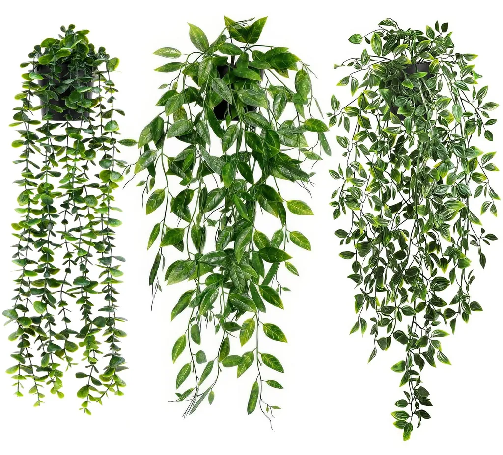 Plantes suspendues artificielles : verdure sans arrosage pour votre maison