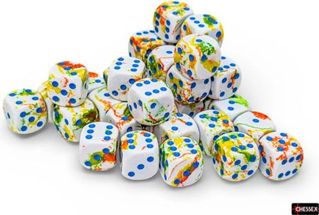 Ne Manquez Plus de Dés Bleus 12mm D6 - Set de 36 Pièces avec Boîtier