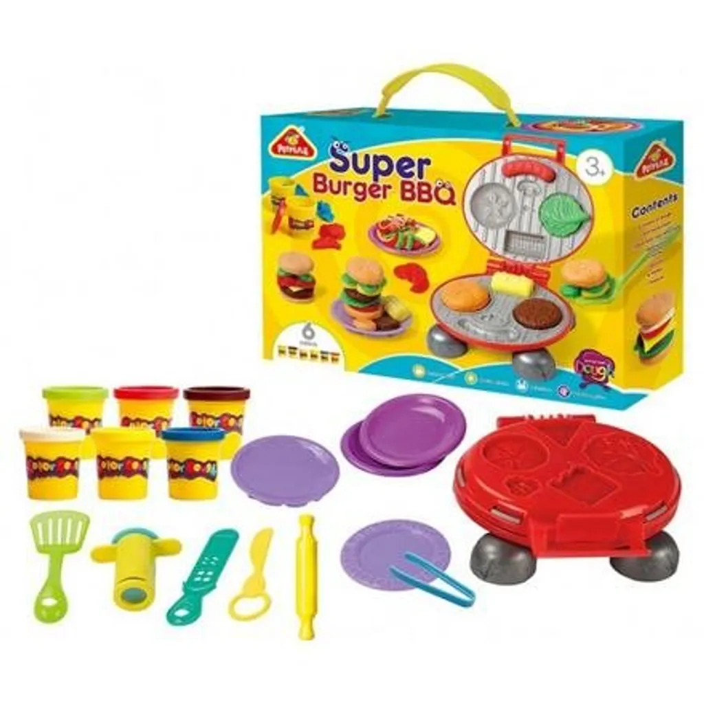 Pâte à modeler polymère pour loisirs créatifs Super Burger BBQ Z