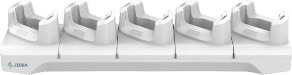 Zebra HC2X/HC5X Healthcare white 5-slot charge only cradle Compatible with hand strap