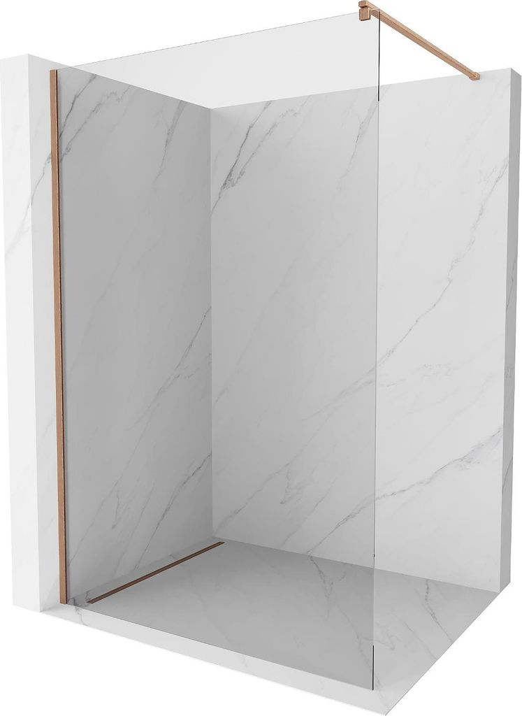 Mexen Kioto parete doccia Walk-in 140 x 200 cm, trasparente Immagine del prodotto 