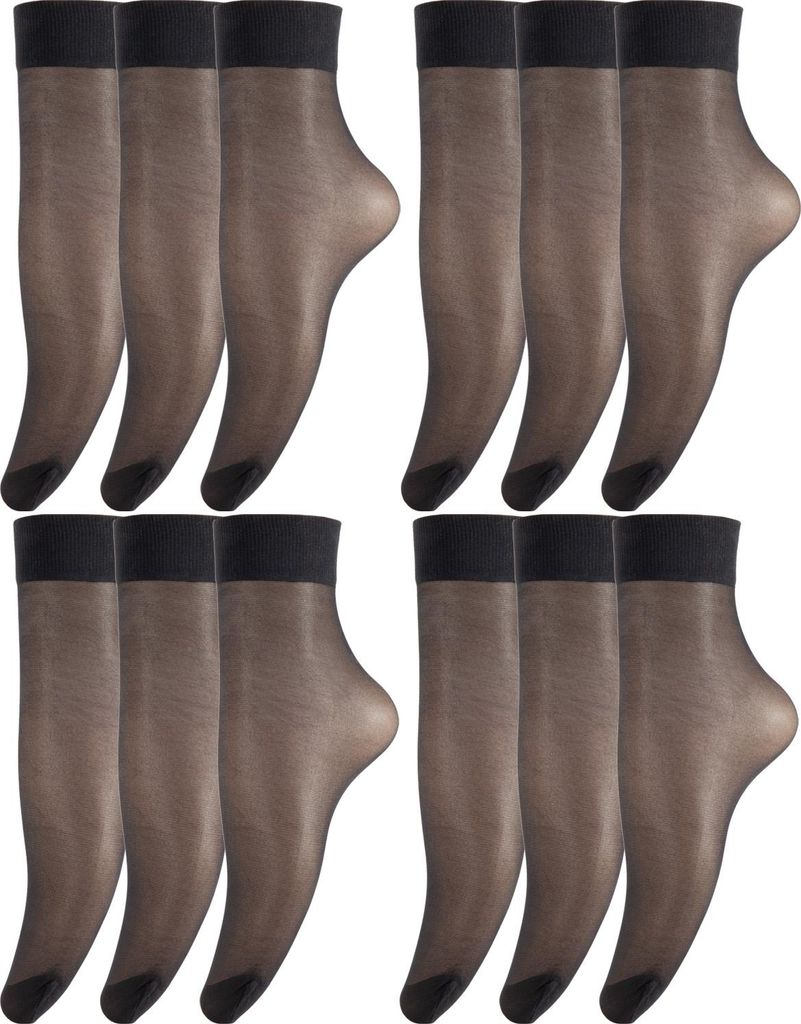 Bananalu 24 Paar 20 Den Nylon Socken feinstrumpfsöckchen Produktbild 
